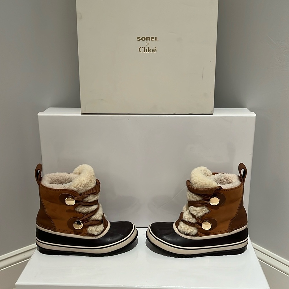 Chloé x Sorel collaboration. Size 8. Original box included.